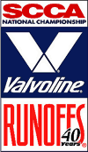 SCCA Valvoline Runoffs Schedule