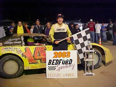 Bedford Speedway Winner
