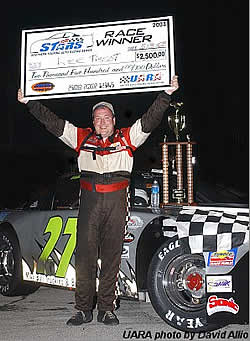 Lee Tissot won his second UARA feature of the 2003 
