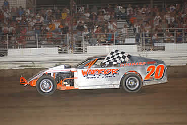 Cliff Carter won the modified feature