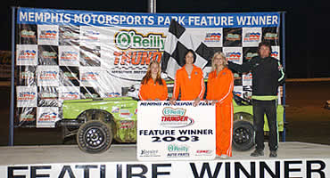 Bud Ward conquered the mini stock division again at MMP (Photo by Phil Bowden)