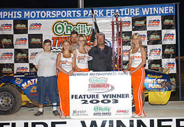 Street Stock Winner at Memphis Motorsports Park