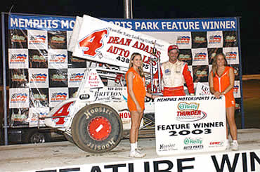 Sprint Car Winner at Memphis Motorsports Park