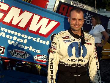 Dave Steele had the night off from his USAC racing and drove to a third place finish.Auto Racing