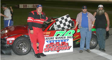 Diamond H Air and Heat Sportsman winner Roger Damron